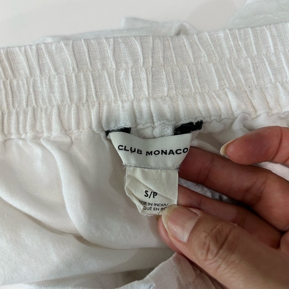 Club Monaco High Waist White Shorts - Picture 13 of 16